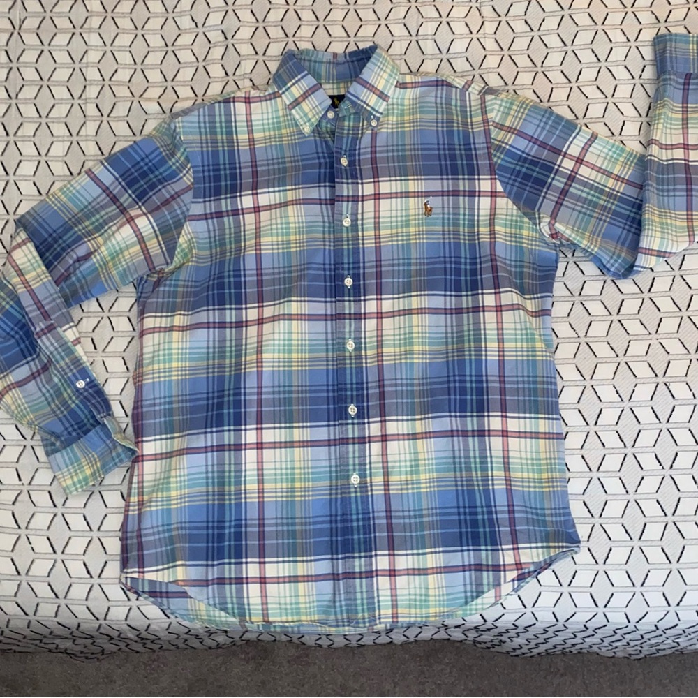 men’s polo button down